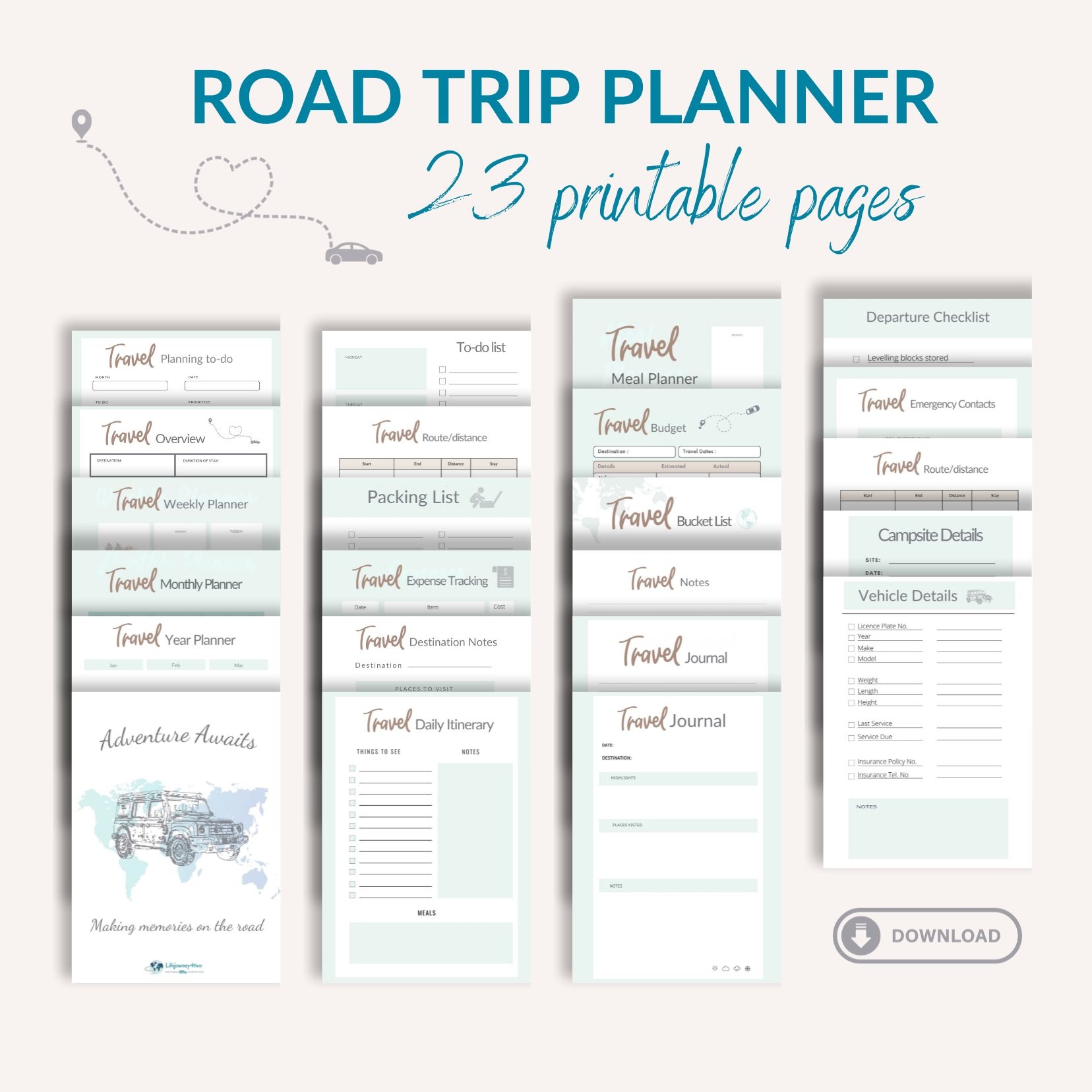 Free Printable Road Trip Planner Stress Free Travel Free Printable Road Trip Planner Stress Free Travel