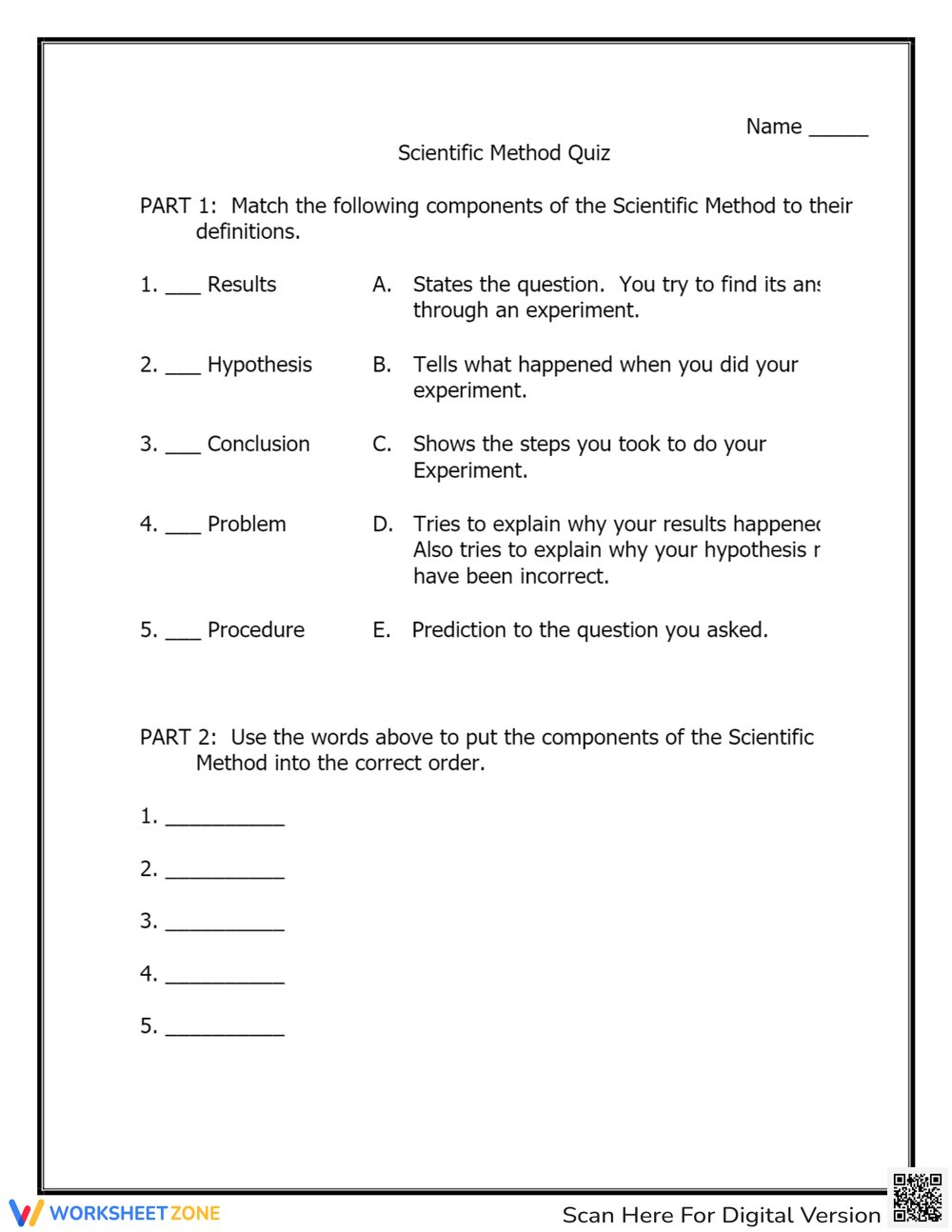 Free Printable Scientific Method Worksheets For Students Worksheets Library Free Printable Scientific Method Worksheets For Students Worksheets Library