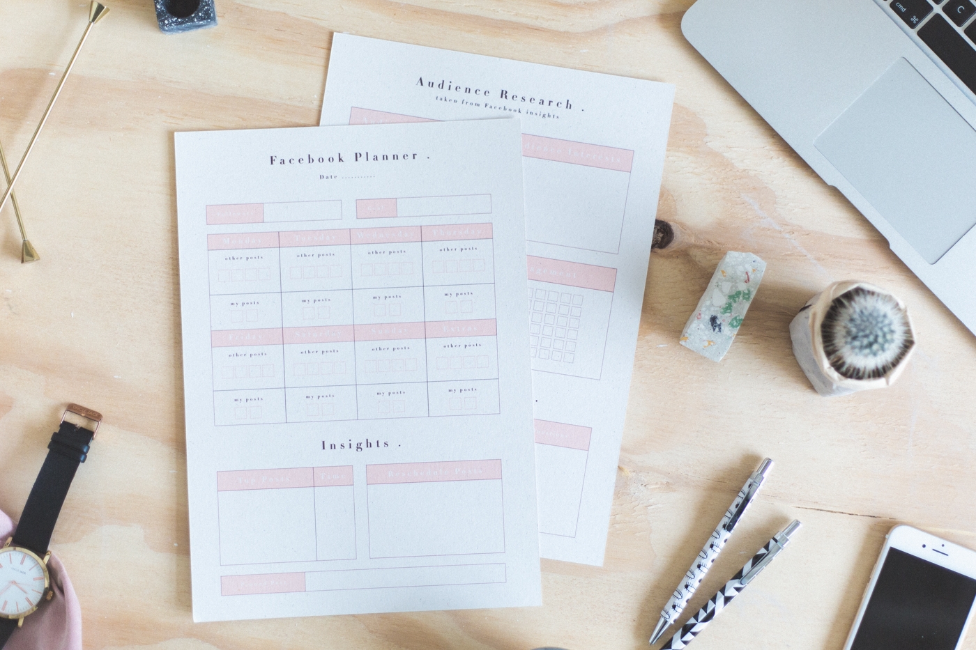 Free Printable Social Media Planners Facebook Fall For DIY