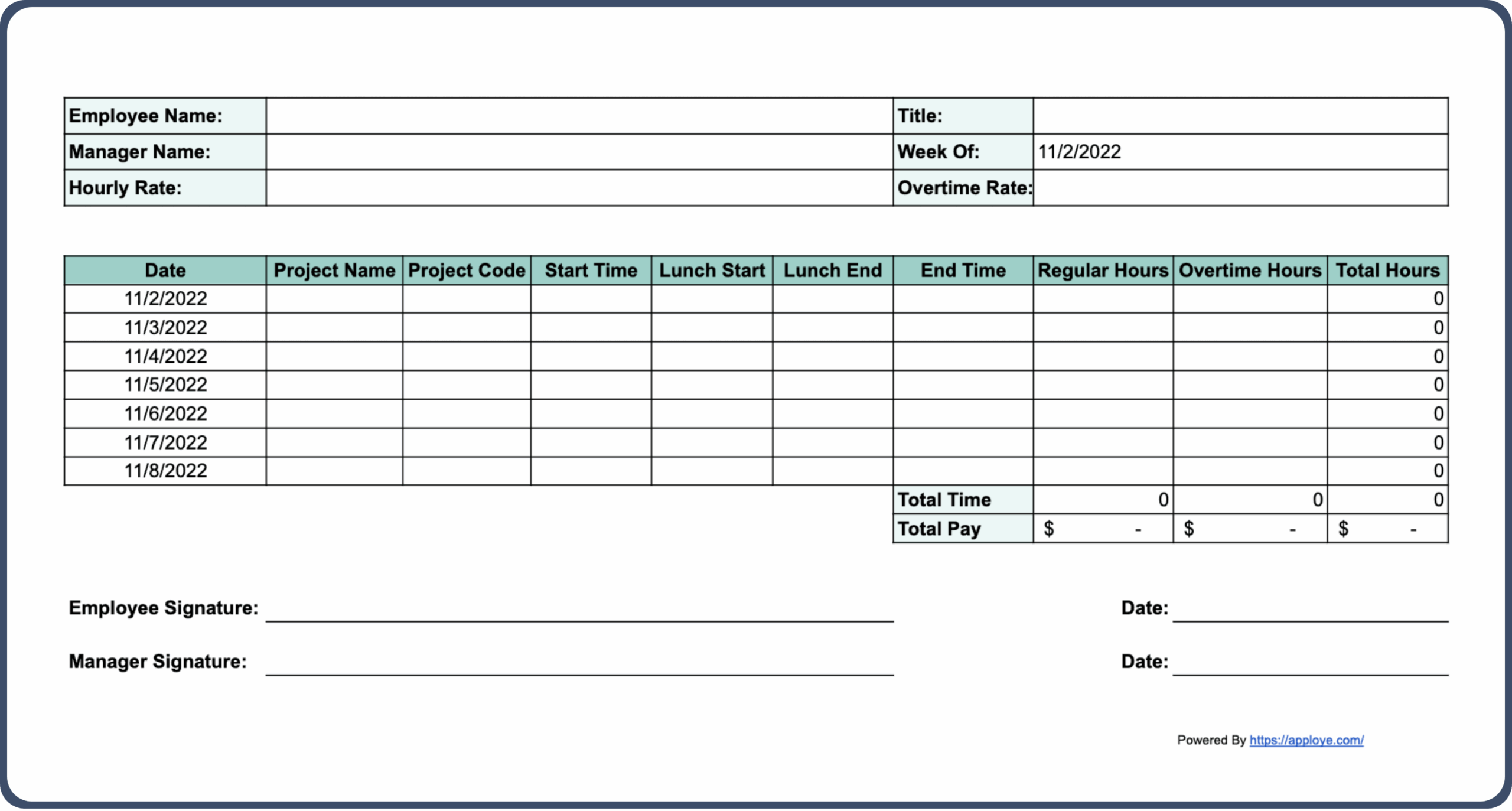 Printable Microsoft Time Sheets Printable Microsoft Time Sheets