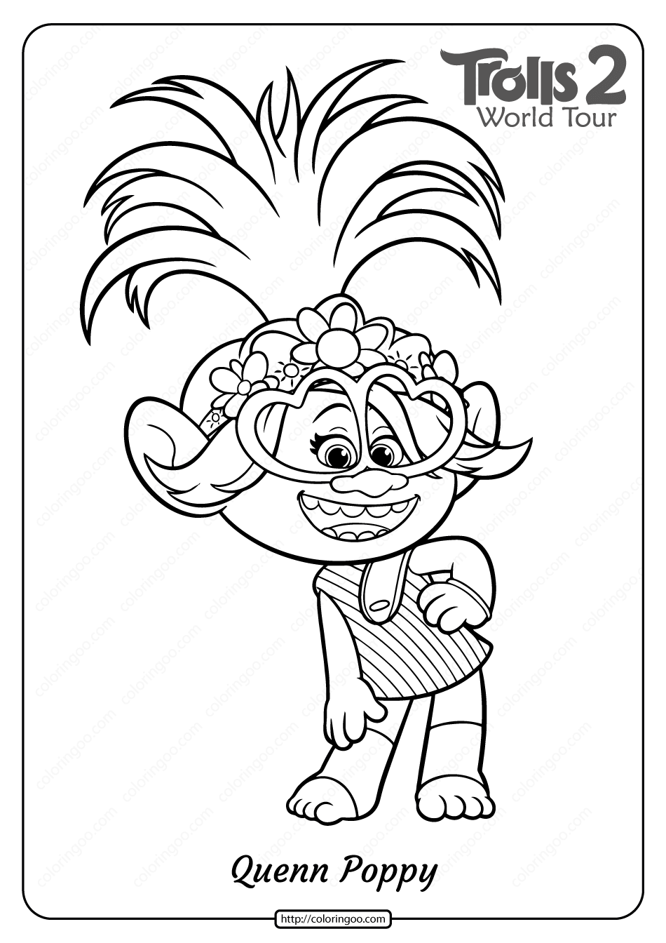 Trolls Coloring Sheets Printable Trolls Coloring Sheets Printable