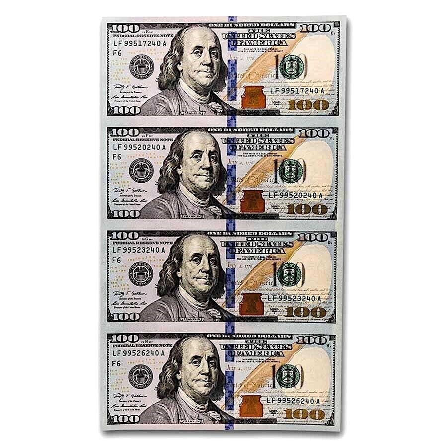 Sheet Of Paper Money Printable