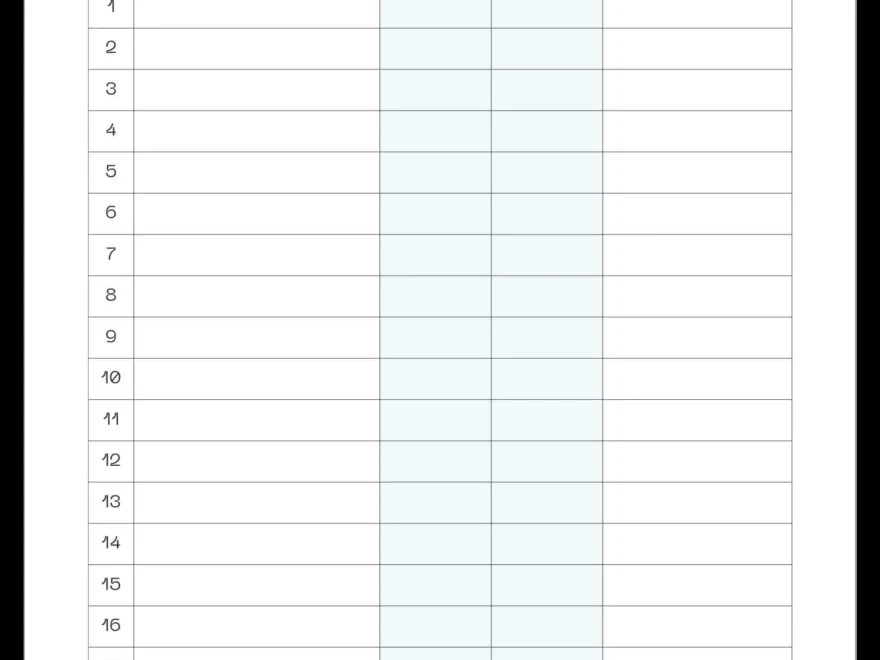Free Printable Visitor Log Templates PDF Word Excel School Office