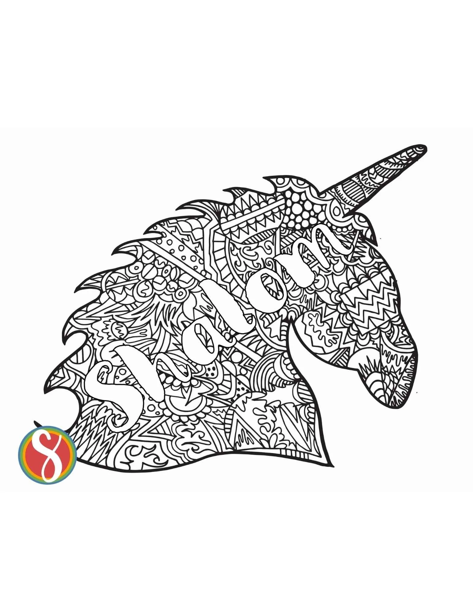 Free SHALOM Coloring Page Stevie Doodles