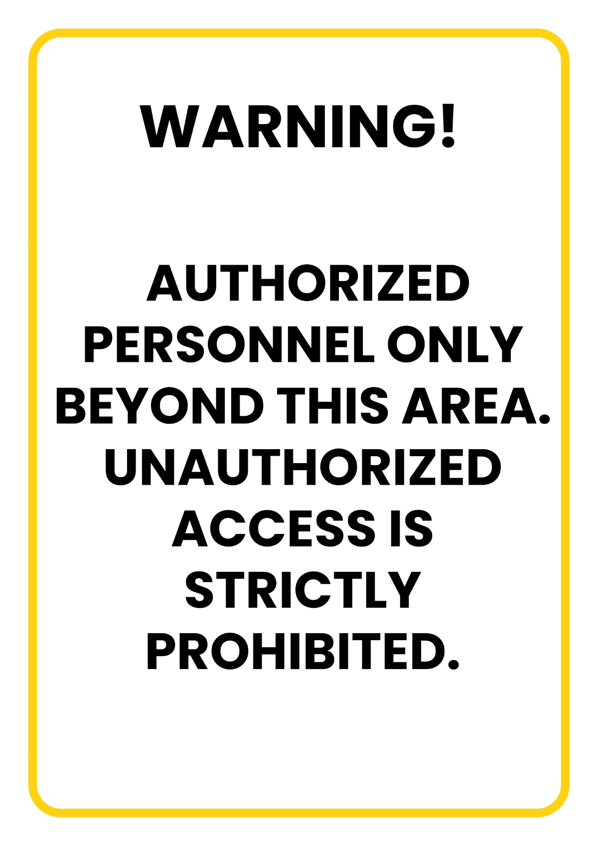 Free Sign Templates Editable And Printable