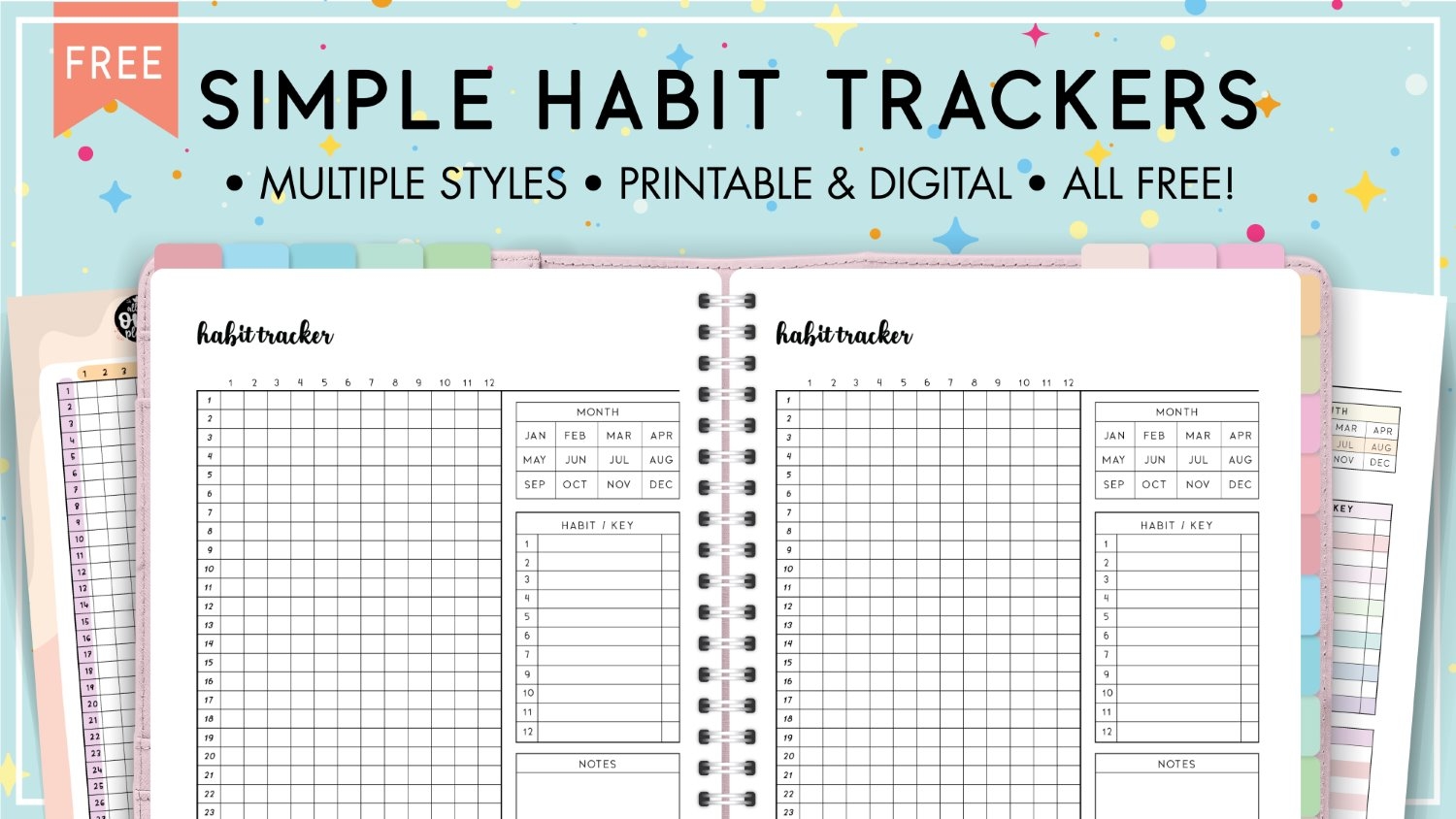 Free Simple Habit Tracker Printable World Of Printables