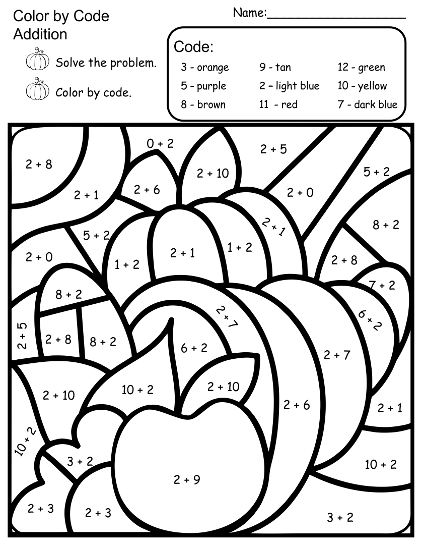FREE Thanksgiving Math amp Literacy Worksheets For Kindergarten My Worksheets Library