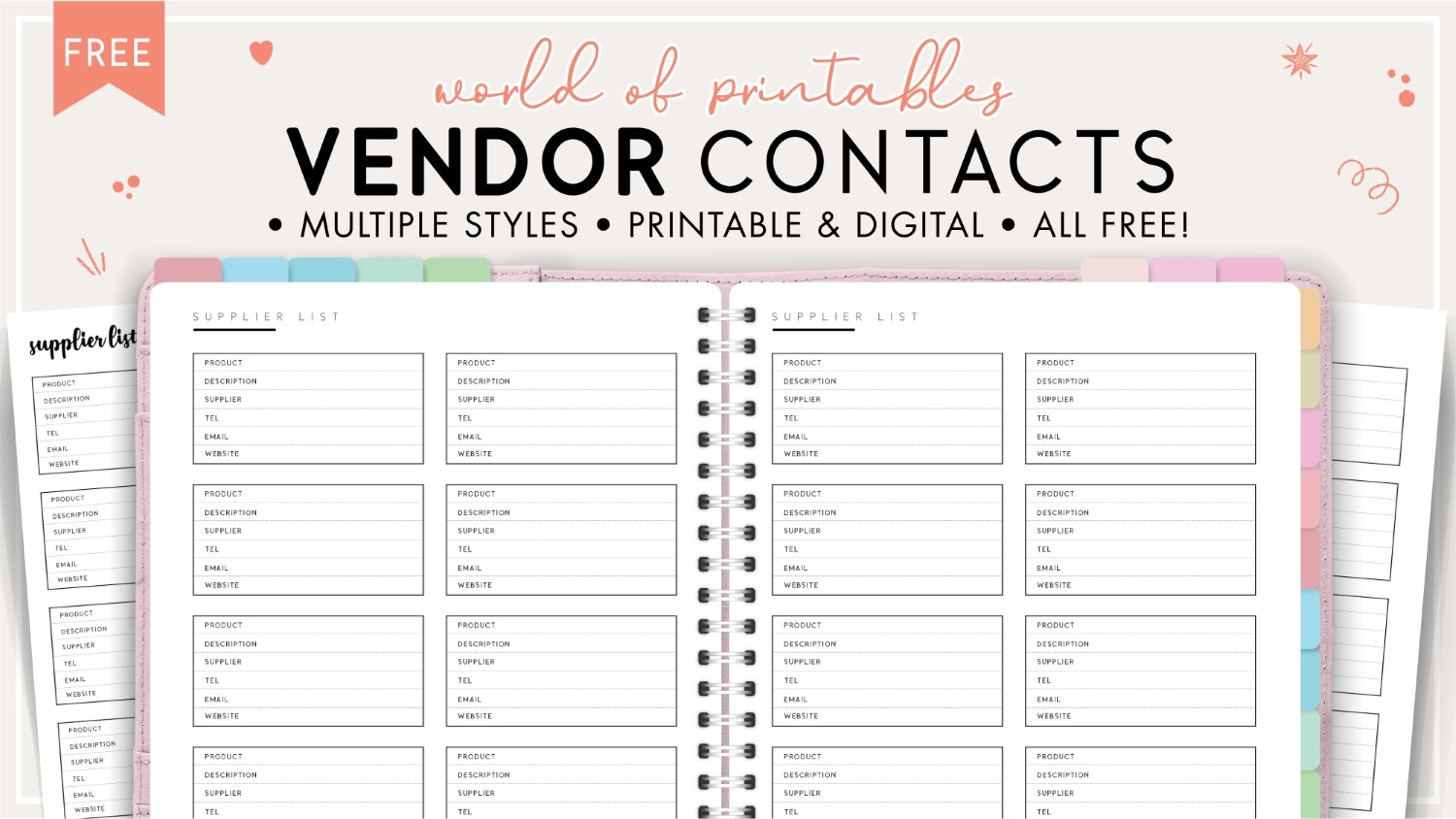 Printable Product Listing Worksheets Fba