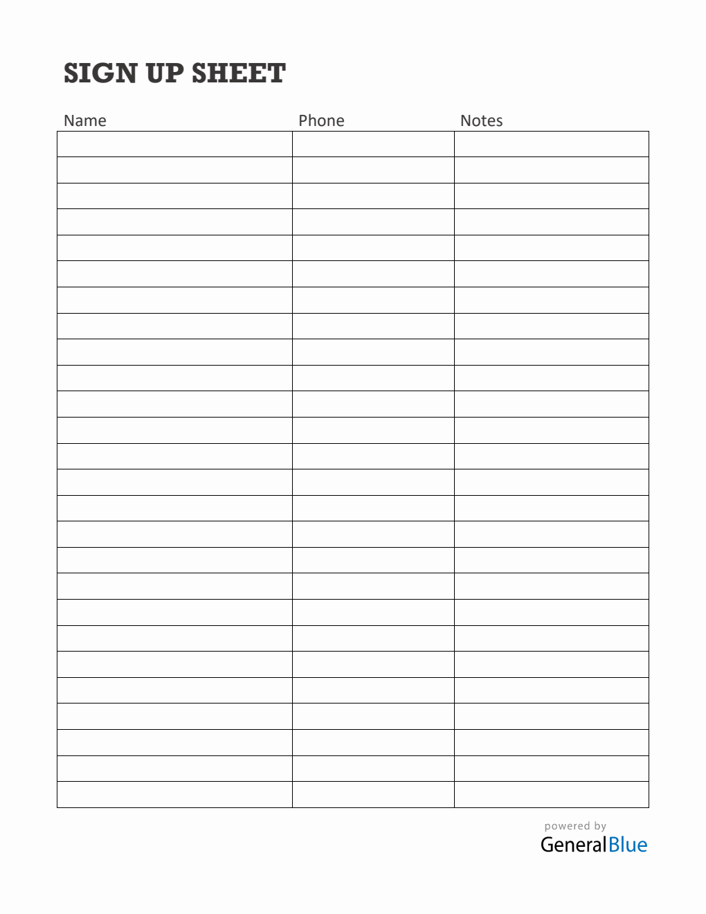 Free Word Sign Up Sheet Templates Free Word Sign Up Sheet Templates
