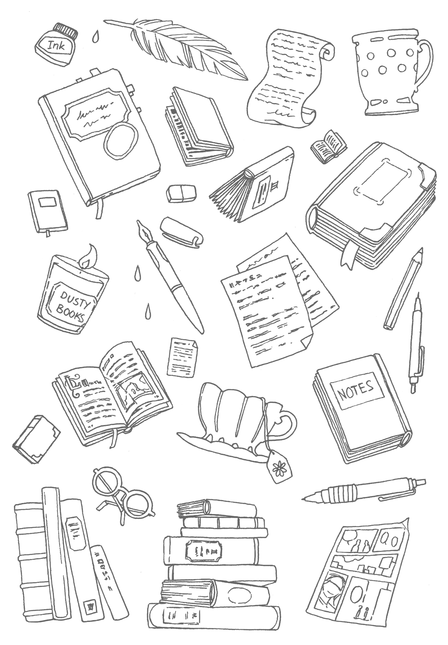 Printable Planner Stickers For Artists