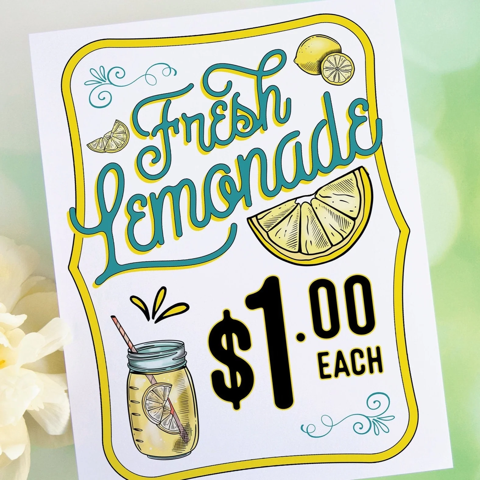 Fresh Lemonade Sign Greengate Images