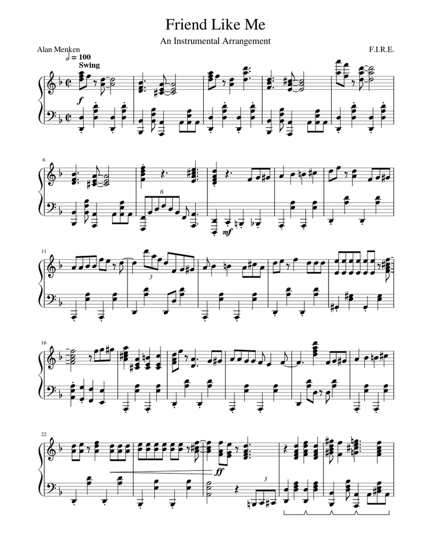 Make New Friends Sheet Music Printable