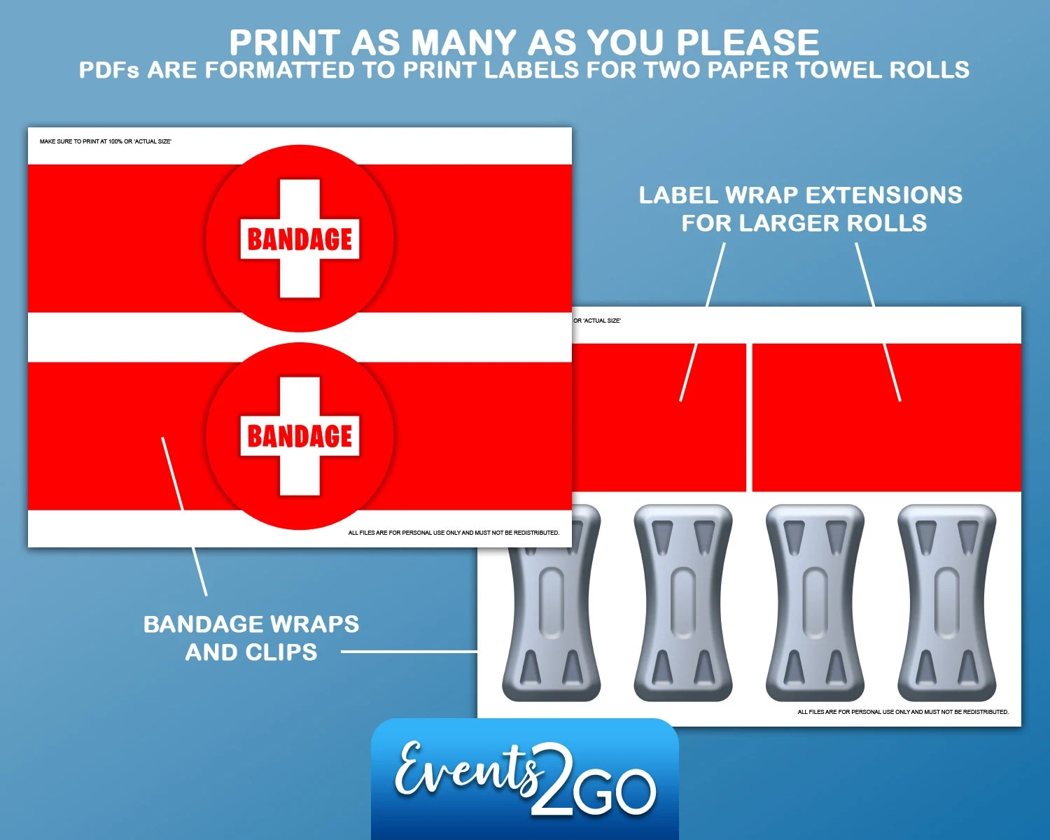 Fortnite Bandages Plus Sign Printable