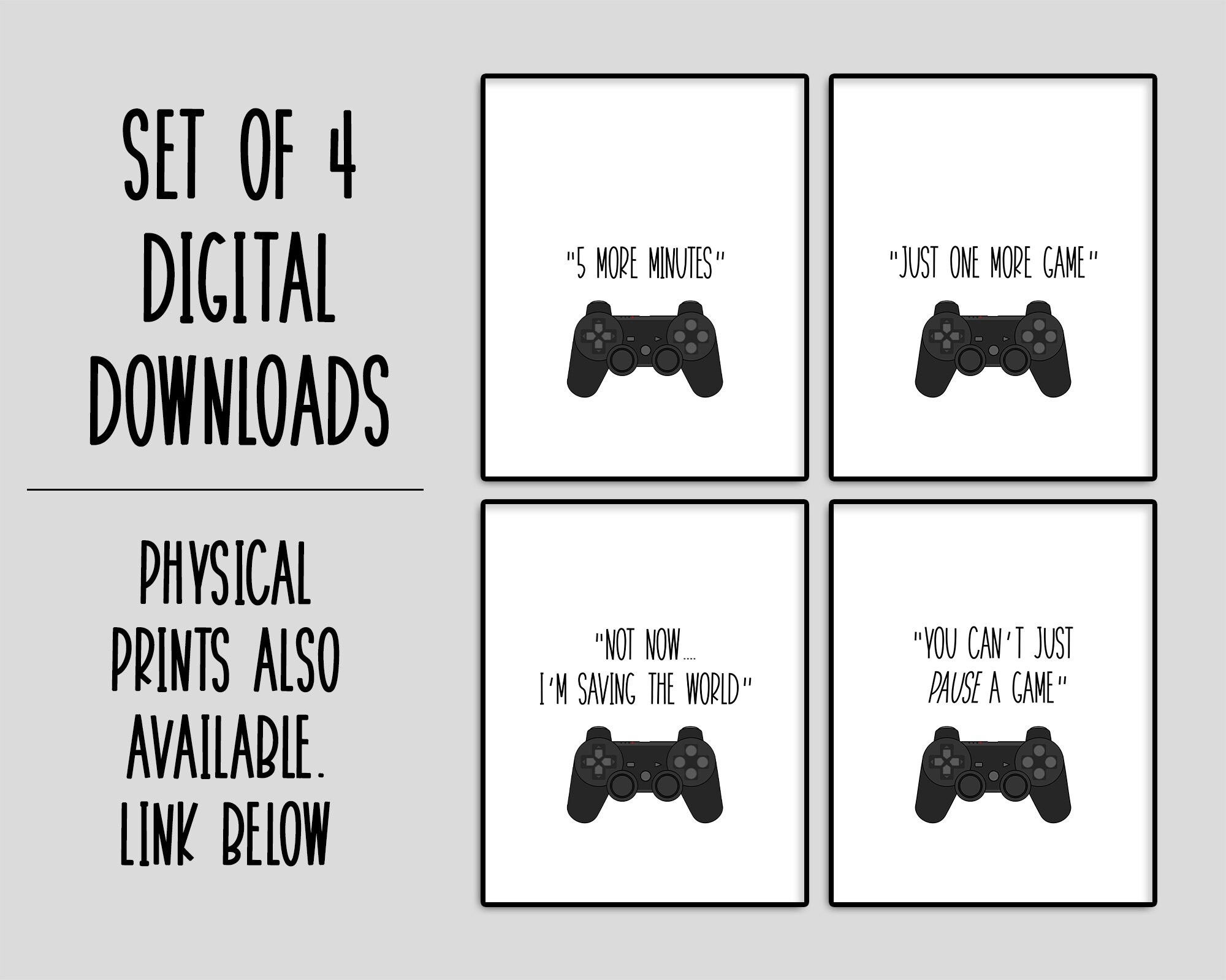 Gamer Poster PRINTABLE Wall Art Video Games Room Decor DIGITAL DOWNLOAD Gamer Prints Gamer Gift Game Controller Gaming Quote Signs Etsy Gamer Poster PRINTABLE Wall Art Video Games Room Decor DIGITAL DOWNLOAD Gamer Prints Gamer Gift Game Controller Gaming Quote Signs Etsy