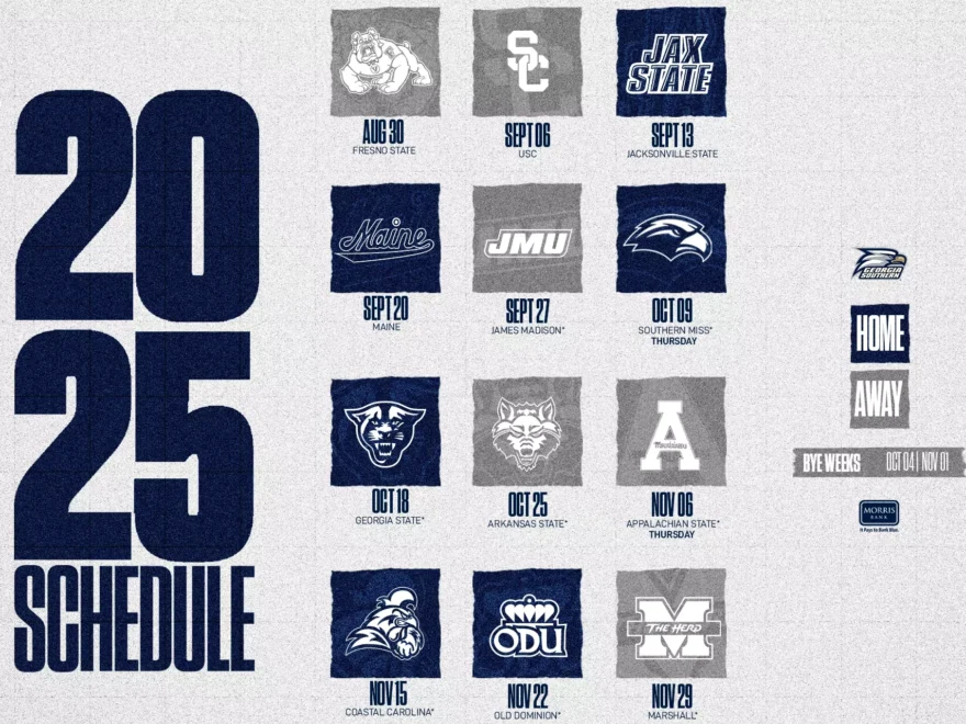 Georgia Southern s 2025 Football Schedule Released Georgia Southern University Athletics