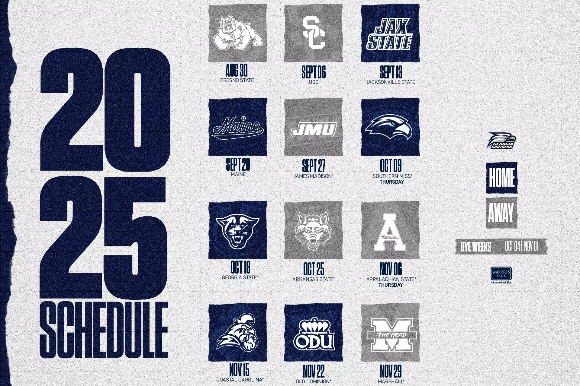 Georgia Southern s 2025 Football Schedule Released Georgia Southern University Athletics Georgia Southern s 2025 Football Schedule Released Georgia Southern University Athletics