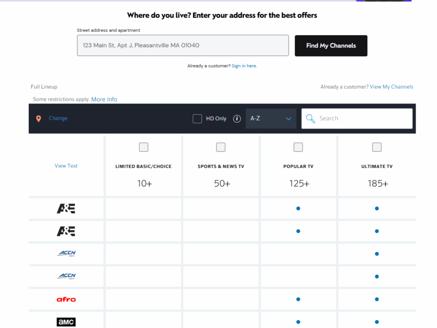 Get A Printable List Of Channels For Popular TV Package Xfinity Community Forum