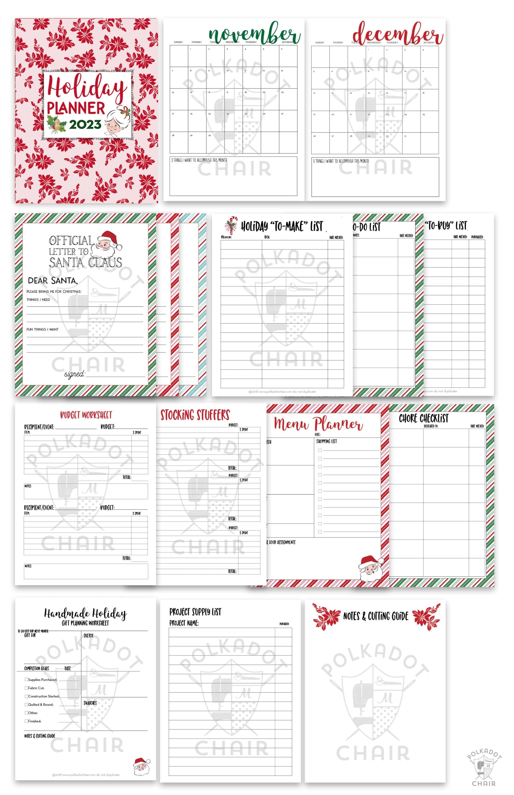 Christmas Planner Printables Free Christmas Planner Printables Free