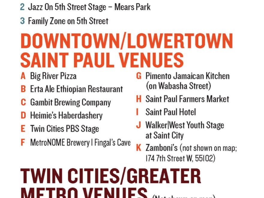 Getting To Mears Park Twin Cities Jazz Festival