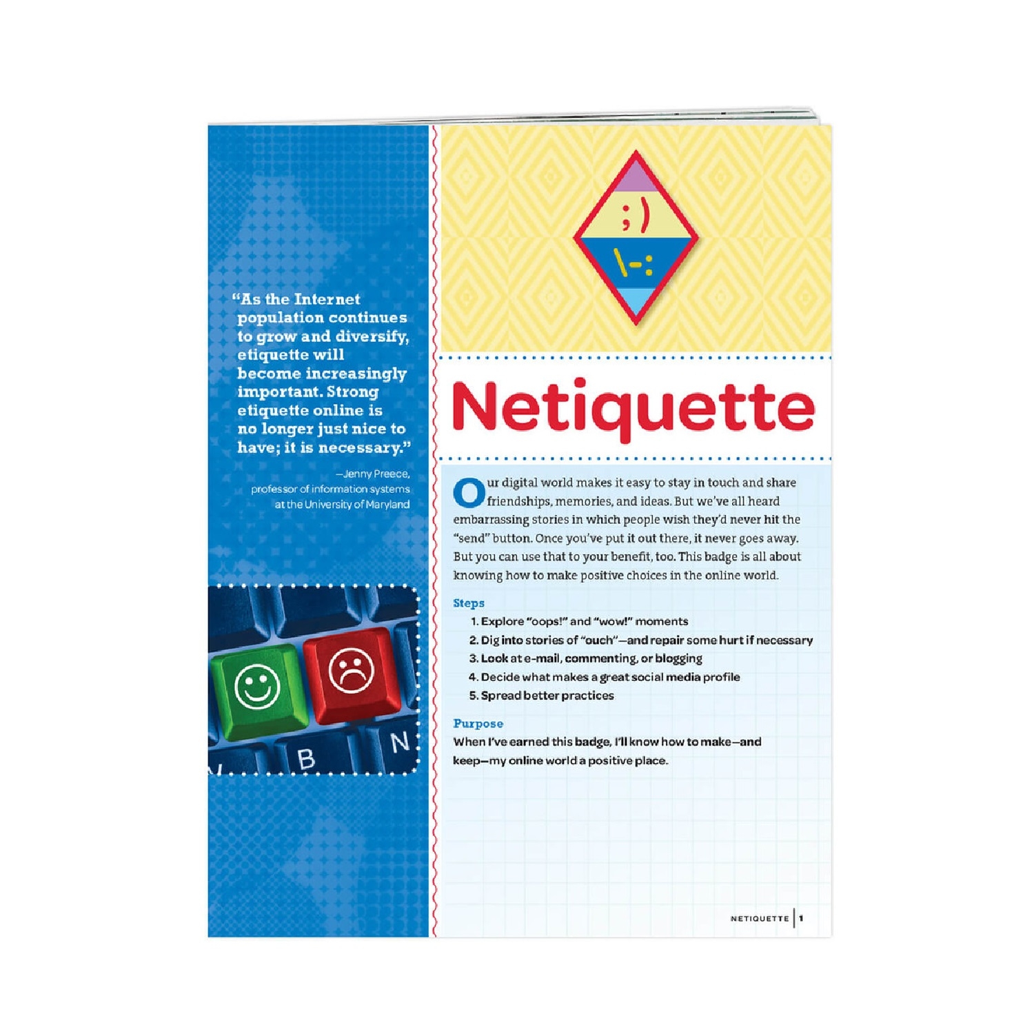 Girl Scout Netiquette Quiz Printable Girl Scout Netiquette Quiz Printable