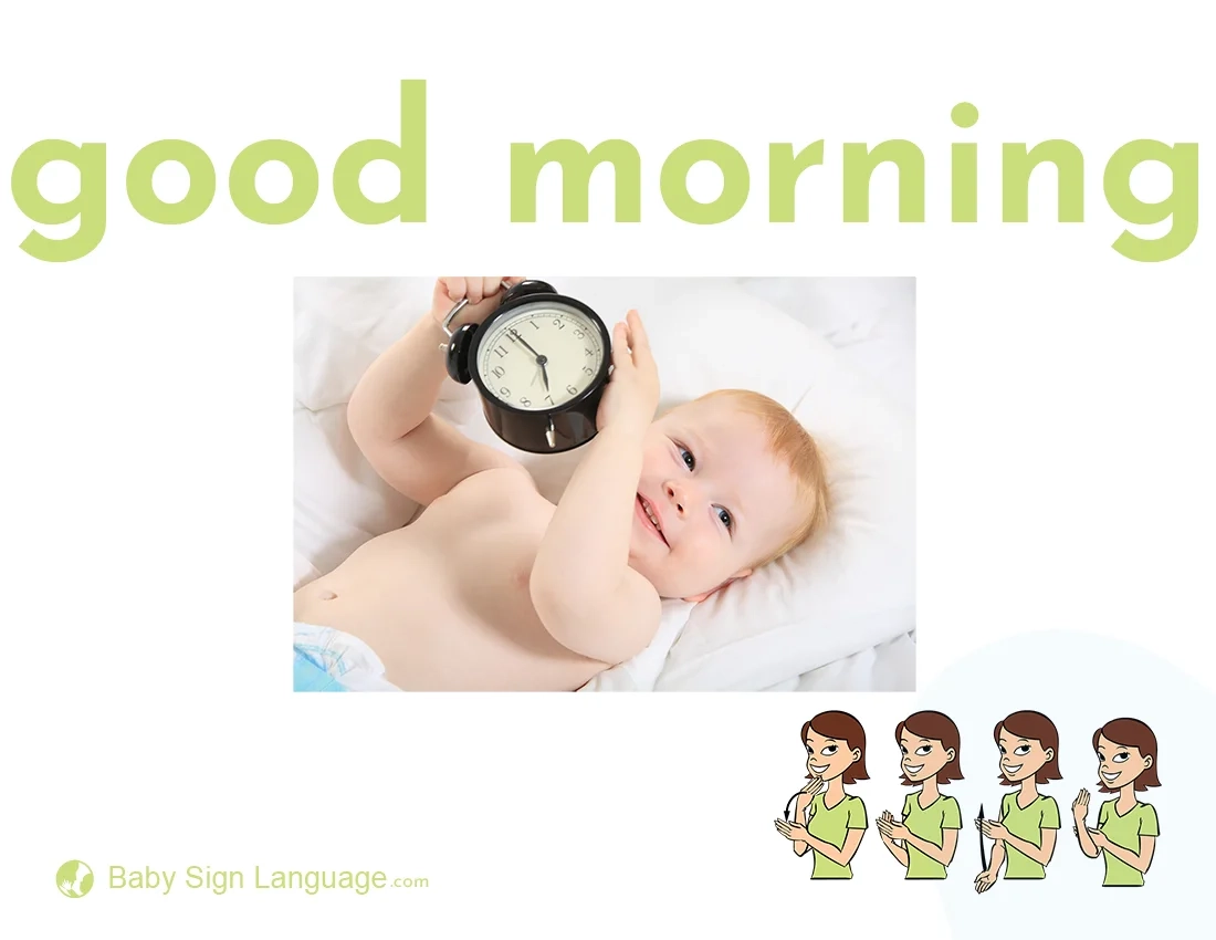 Good Morning In Sign Language Printable