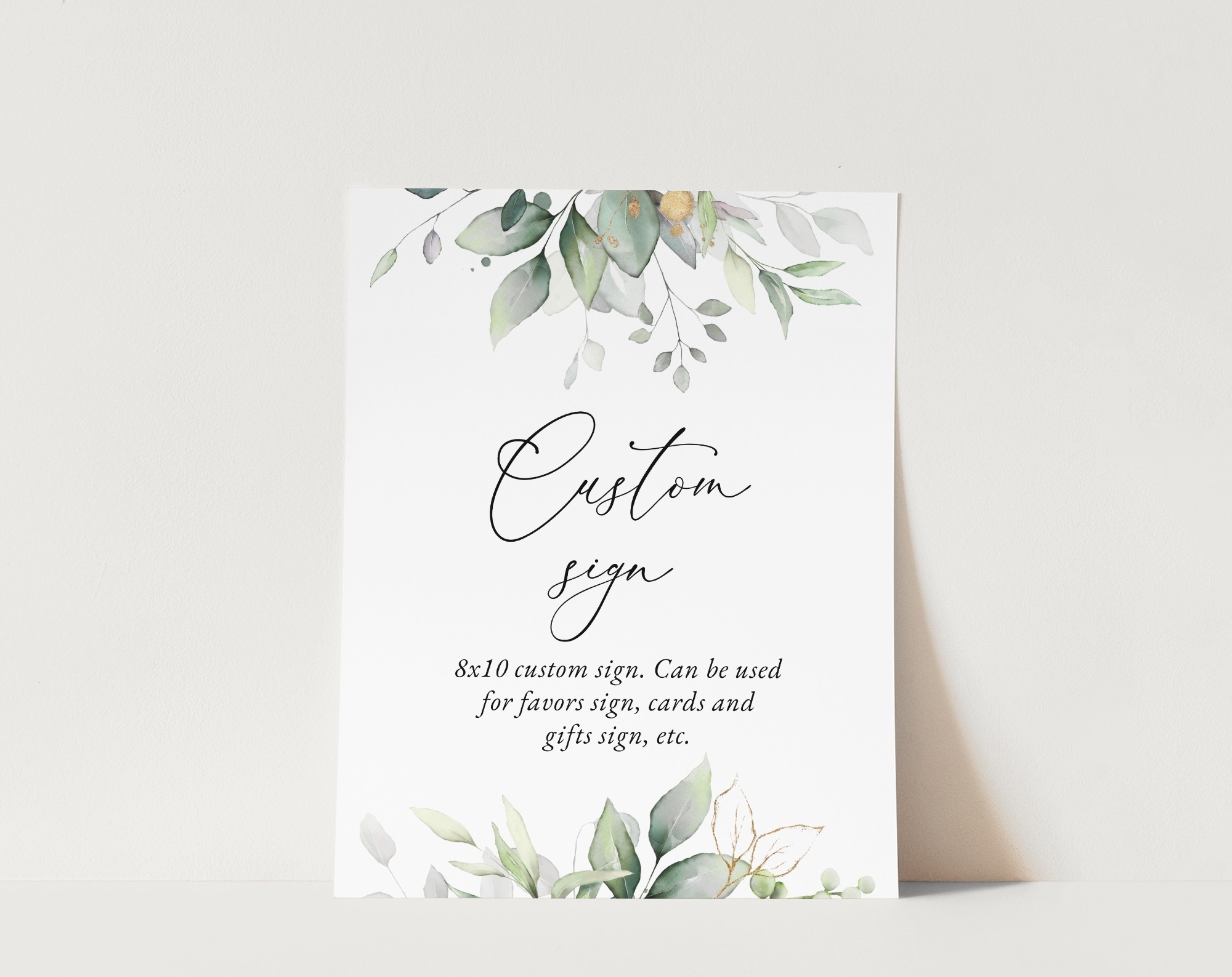 Greenery 3 Sign Printable Greenery 3 Sign Printable