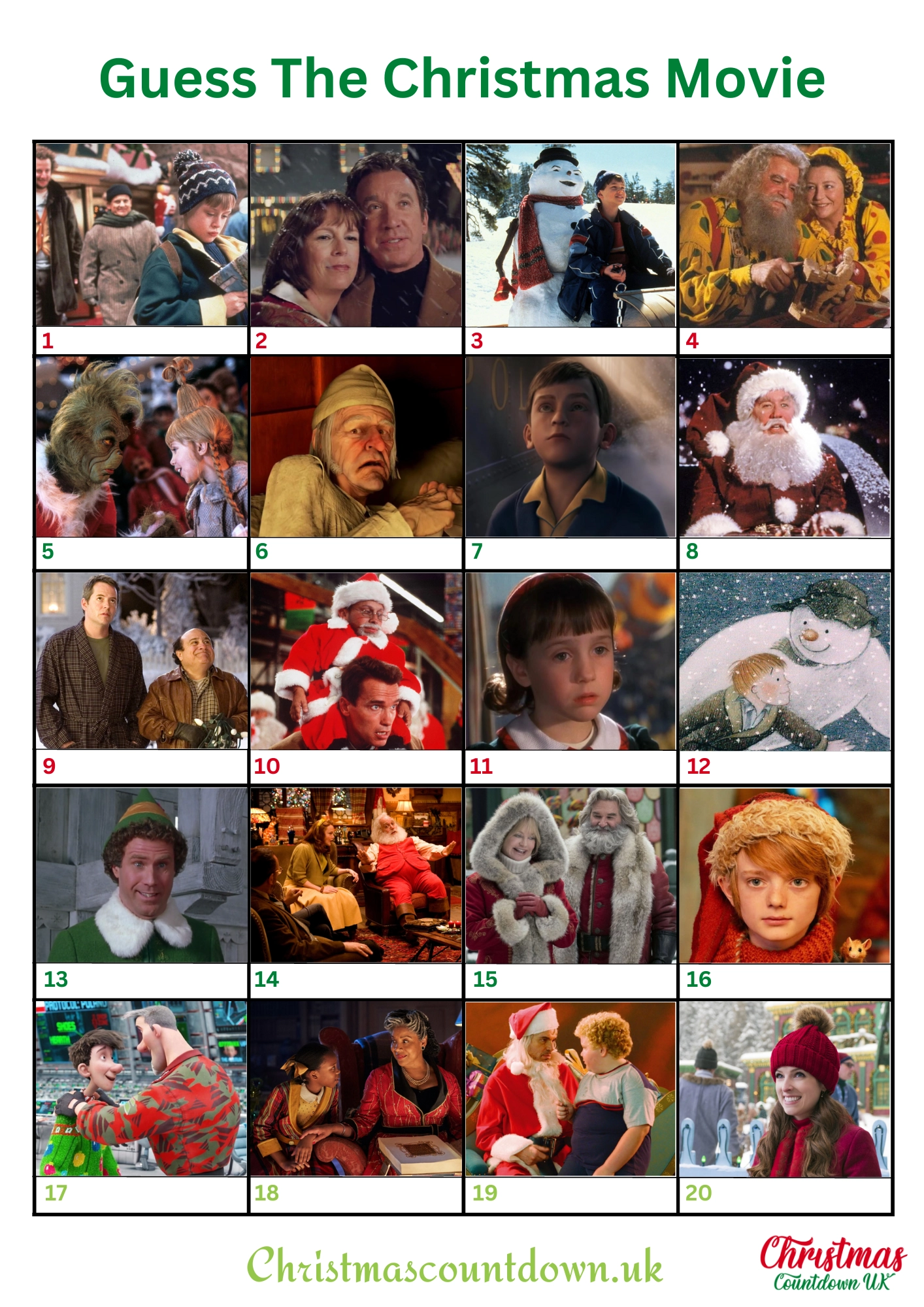 Guess The Film Picture Quiz Printable Guess The Film Picture Quiz Printable