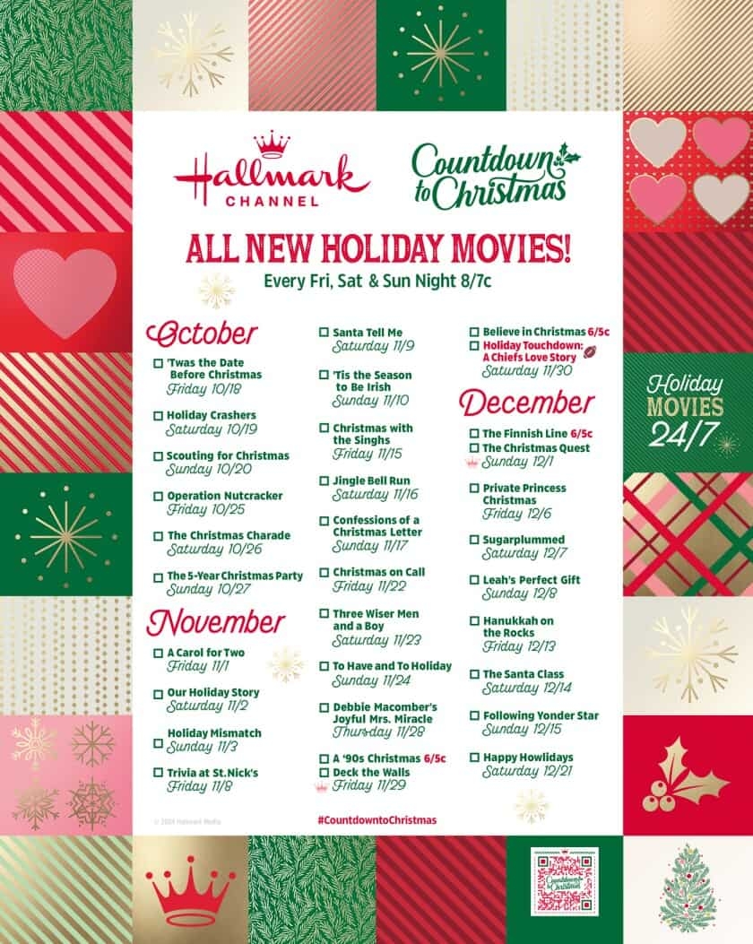 Hallmark Christmas Channel Drinking Game Printable