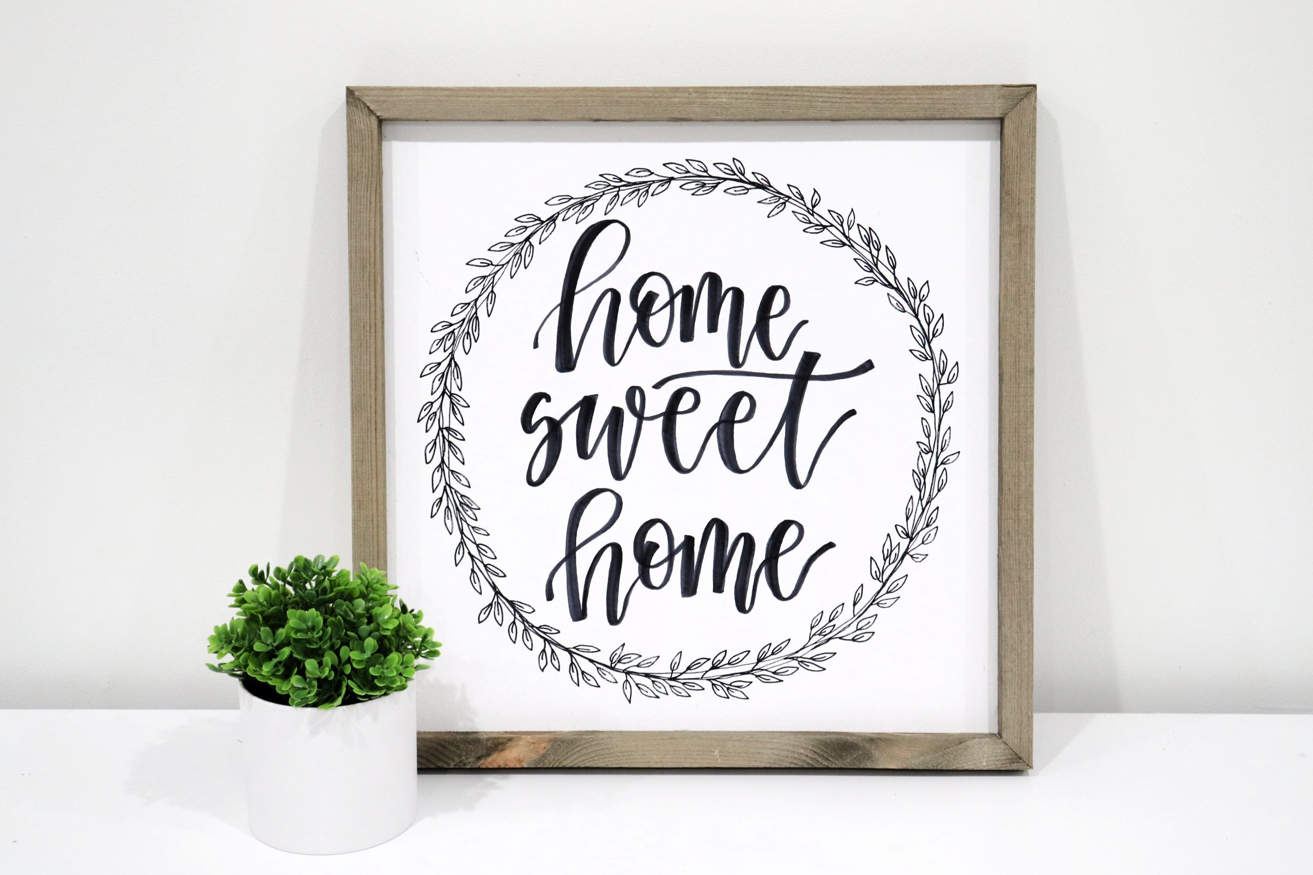 Home Sweet Home Sign Free Printable