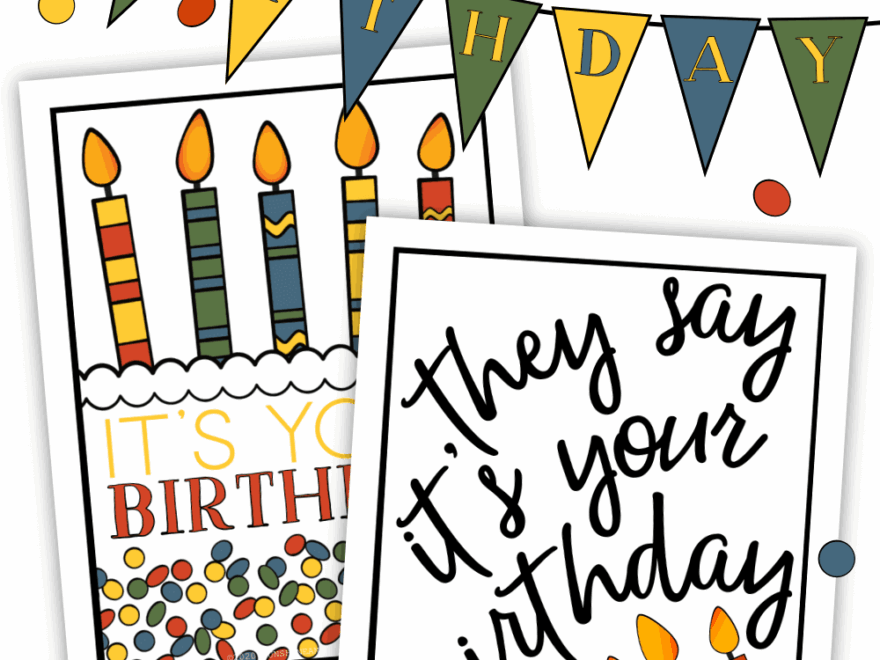 Happy Birthday Sign You Can Print At Home Sunshine And Rainy Days