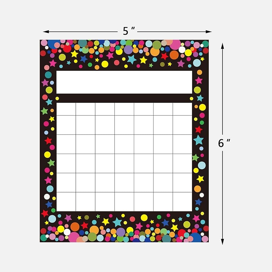 Printable 30 Square Reward Sheet Grid