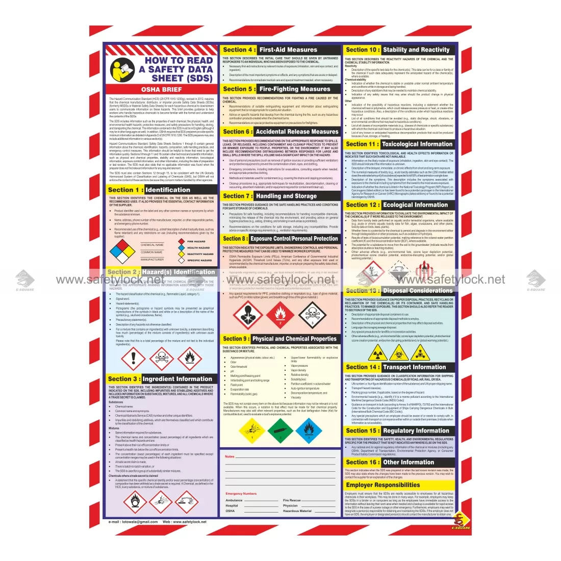 Material Safety Data Sheet Osha Printable Material Safety Data Sheet Osha Printable