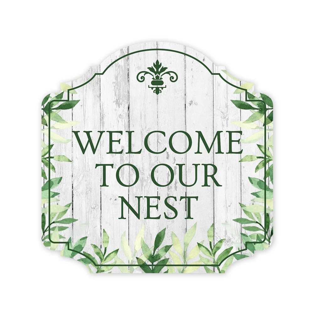 Heritage Plus Welcome To Our Nest Wall Or Door Sign Home Entrance Decoration Small Walmart Business Supplies