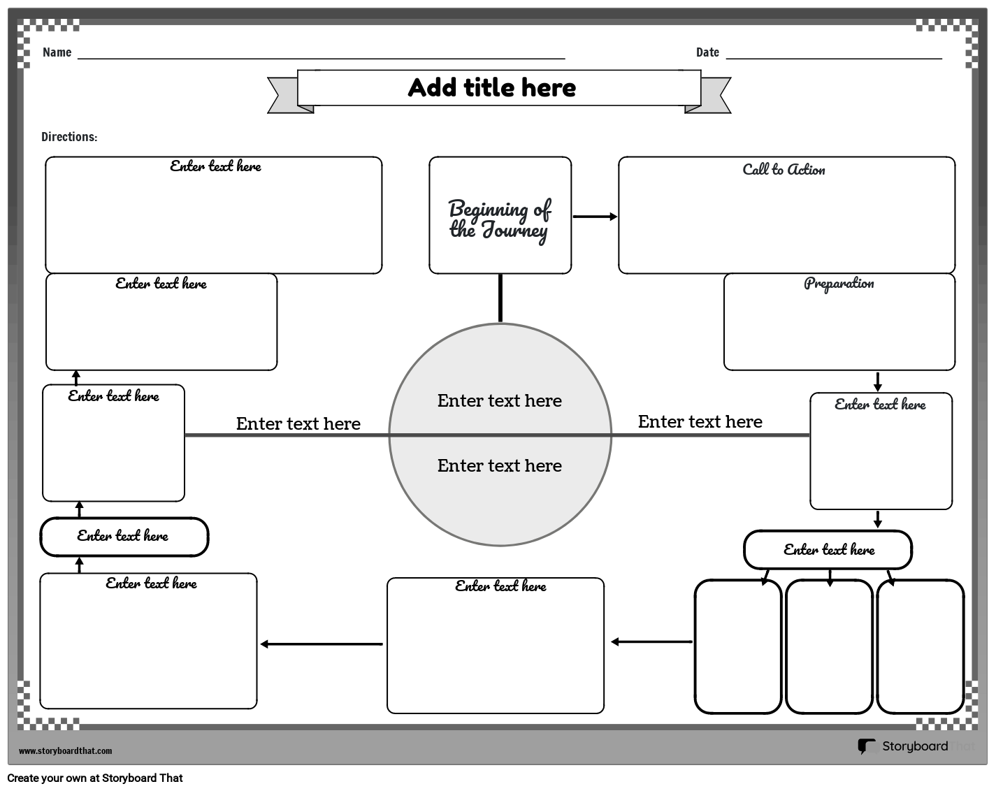 Hero s Journey Worksheets Free Templates By Storyboard That