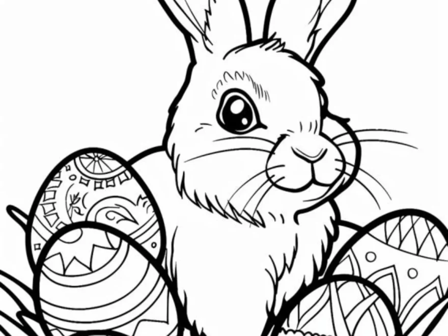 Hop To It Free Printable Easter Bunny Coloring Pages Sew Cute Patterns