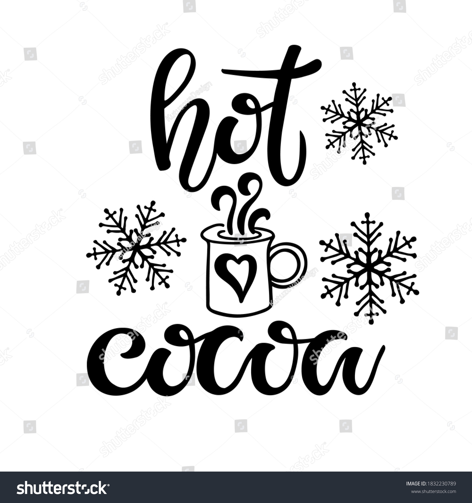 Hot Cocoa Sign Text Cocoa Mug Stock Vector Royalty Free 1832230789 Shutterstock Hot Cocoa Sign Text Cocoa Mug Stock Vector Royalty Free 1832230789 Shutterstock