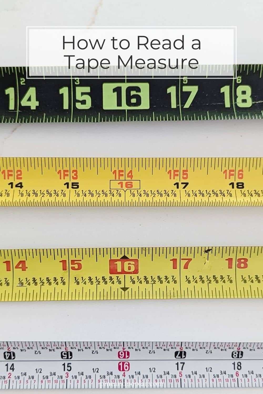 How To Read A Tape Measure In Inches FREE Cheatsheet 