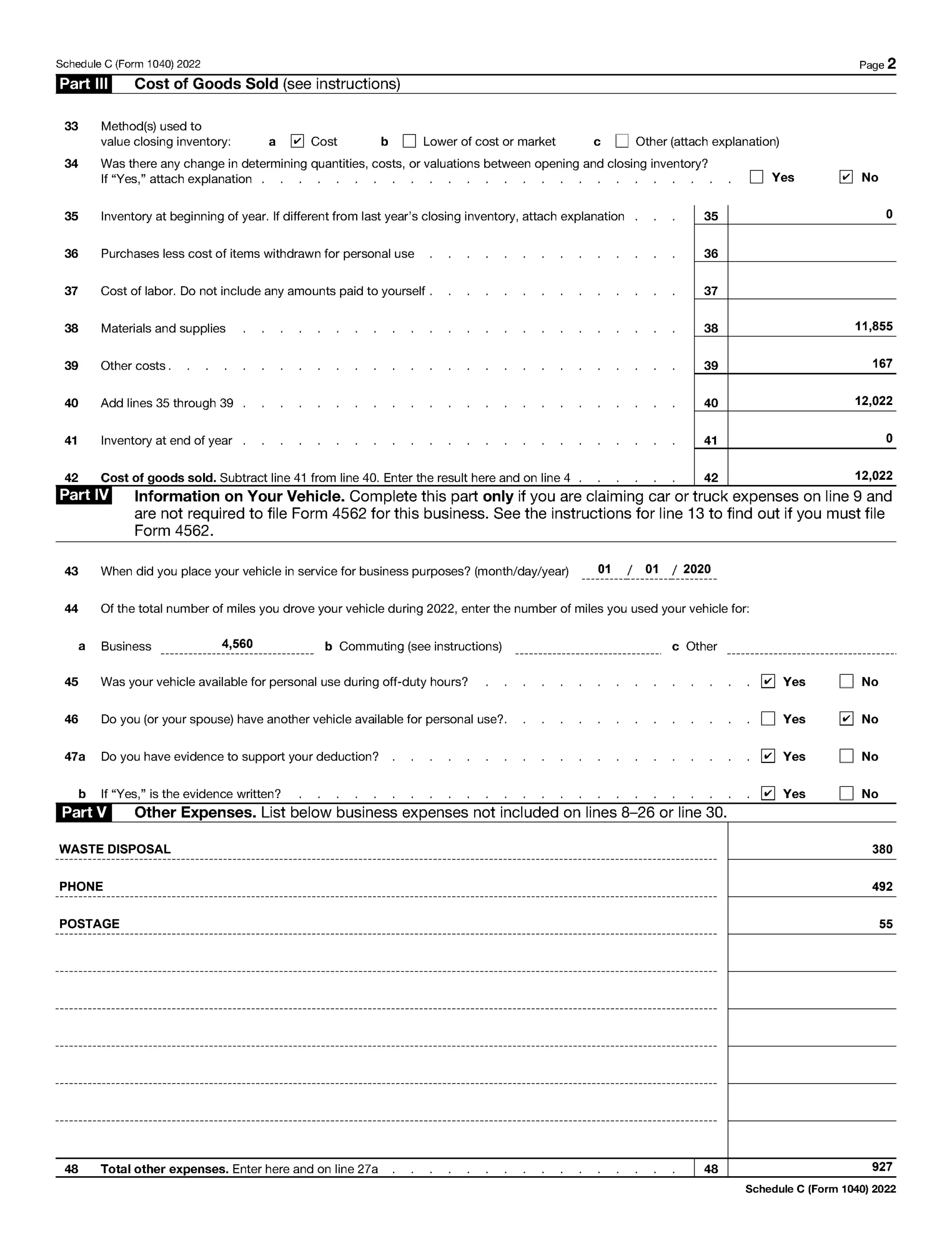 Irs Schedule C-Ez 2026 Printable Irs Schedule C-Ez 2026 Printable