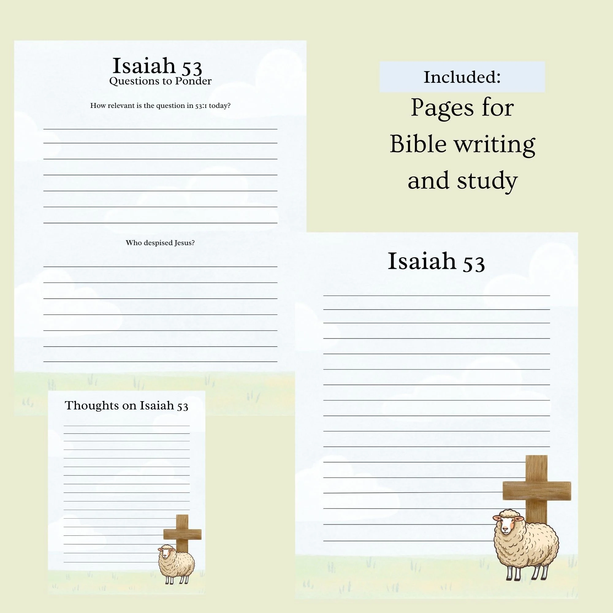 Isaiah 53 Scripture Memory Bundle Isaiah 53 Printable Memorize Scripture Homeschool Sunday School KJV Digital Download PDF Etsy Isaiah 53 Scripture Memory Bundle Isaiah 53 Printable Memorize Scripture Homeschool Sunday School KJV Digital Download PDF Etsy