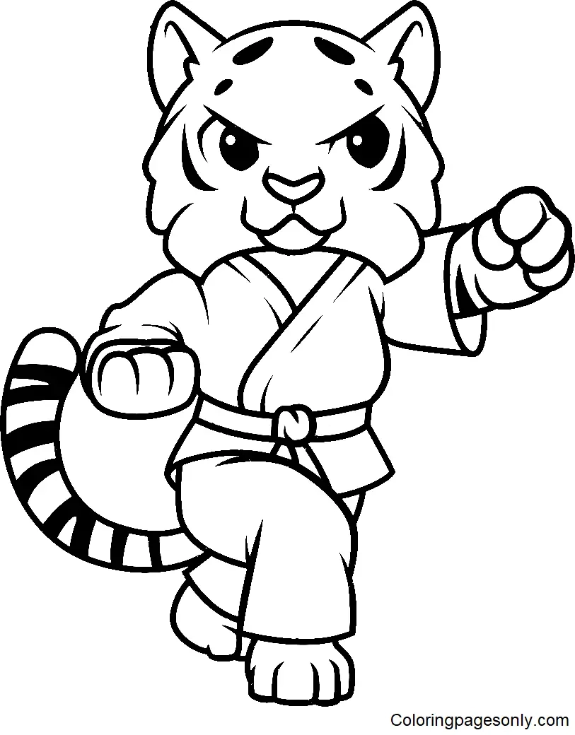 Karate Coloring Pages To Print Free Printable Coloring Pages
