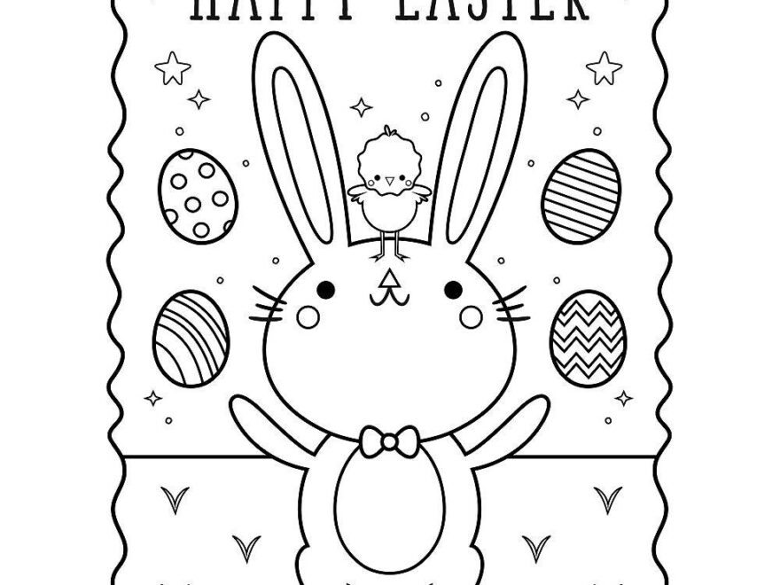 Kids Easter Free Printable Coloring Page Crate Kids