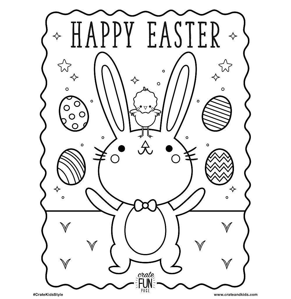 Kids Easter Free Printable Coloring Page Crate Kids Kids Easter Free Printable Coloring Page Crate Kids