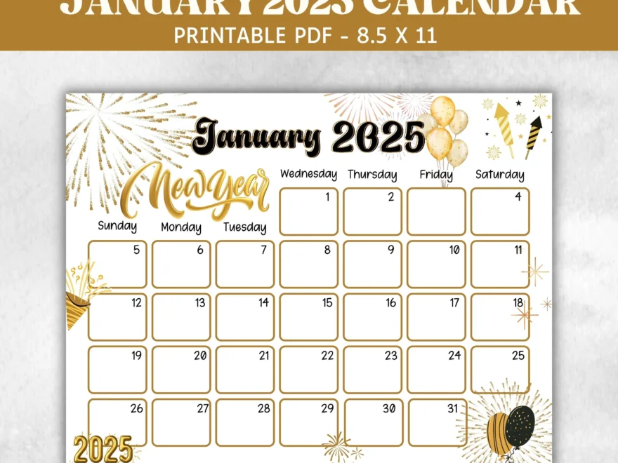 Kids January Calendar Printable 2025 Calendar Homeschool Preschool Calendar Board Children s Monthly Planner New Year 2025 Calendar The Hustling Cat Lady