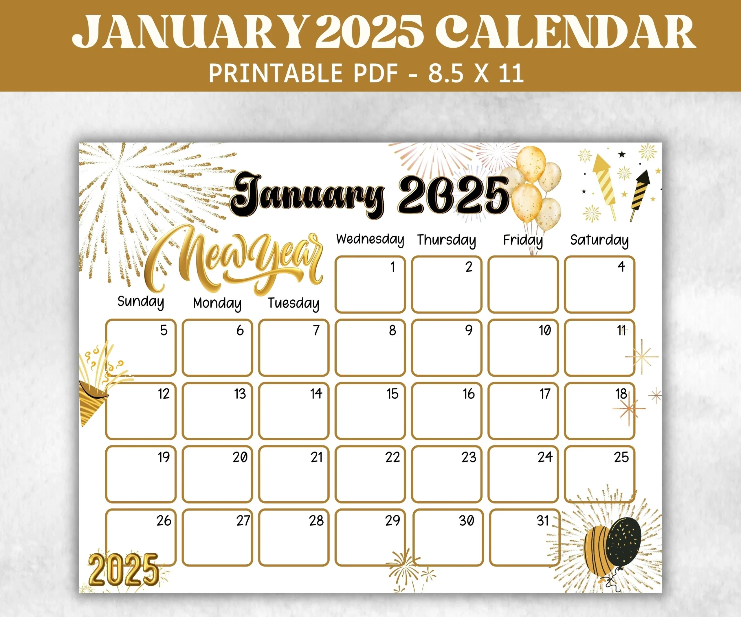 Kids January Calendar Printable 2025 Calendar Homeschool Preschool Calendar Board Children s Monthly Planner New Year 2025 Calendar The Hustling Cat Lady