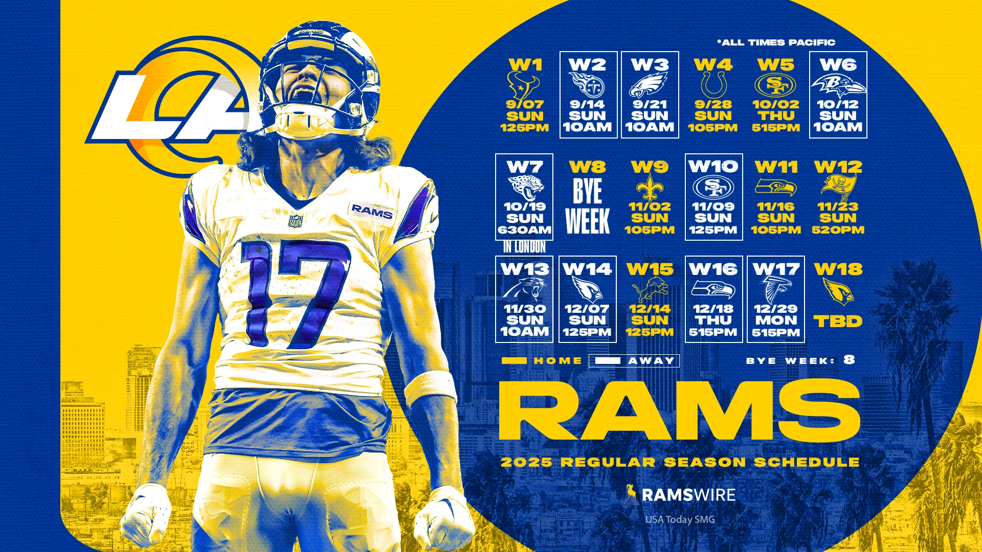 Printable Rams Schedule 2026 Printable Rams Schedule 2026