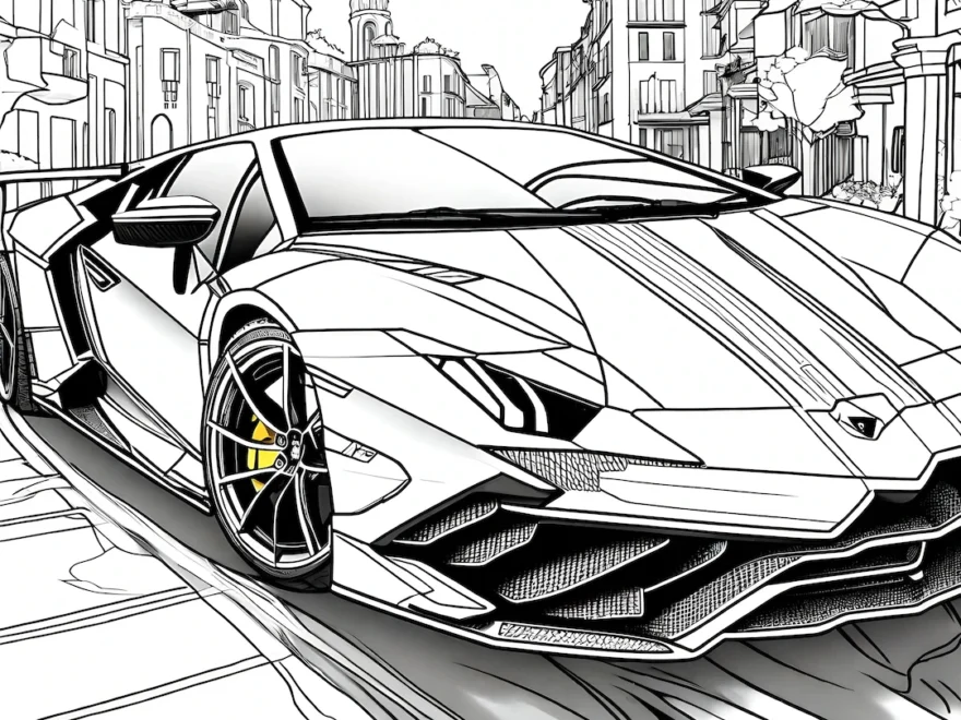 Lamborghini Coloring Pages 21 TOP PAGES Lamborghini Aventador Lamborghini Urus Lamborghini Diablo Lamborghini Gallardo Etsy
