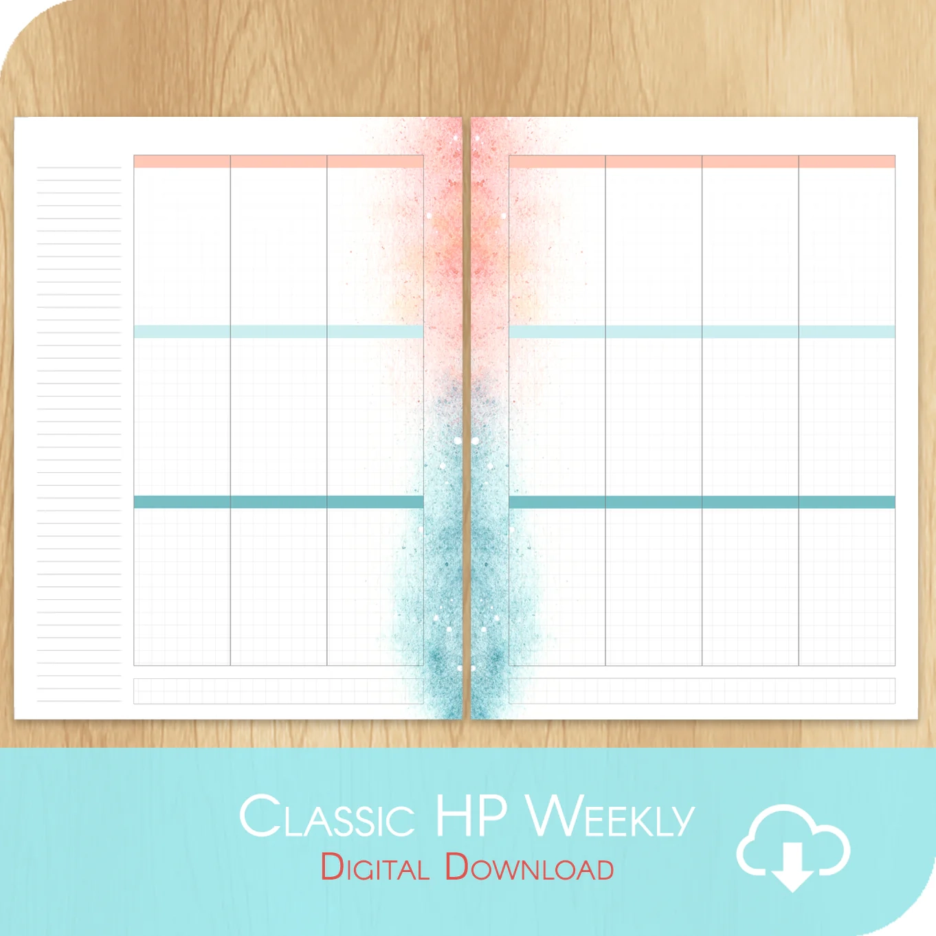 Late Summer Printable Classic Happy Planner Size 1 Week On 2 Pages Linouspots