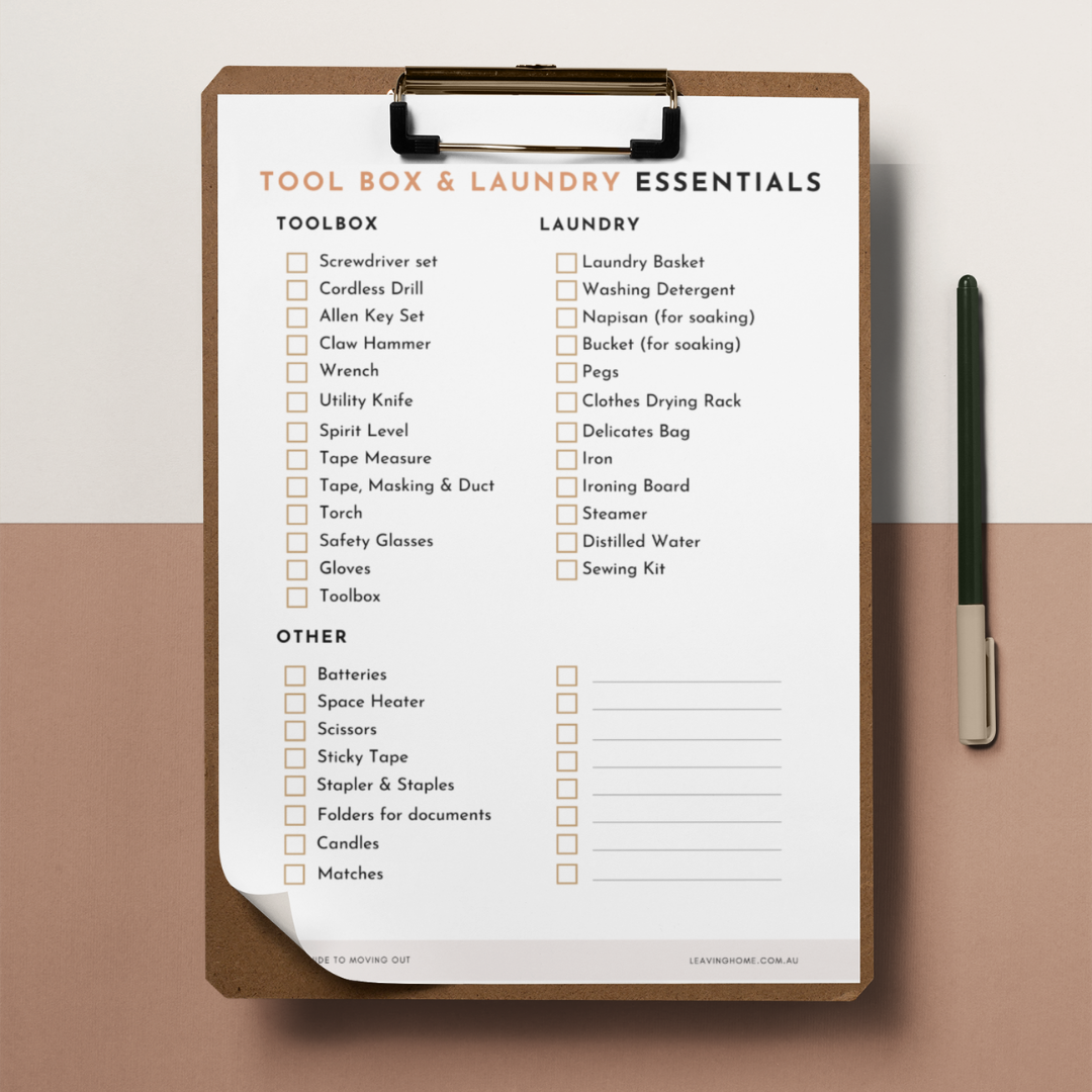Printable List Of Essential Toolbox Supplies