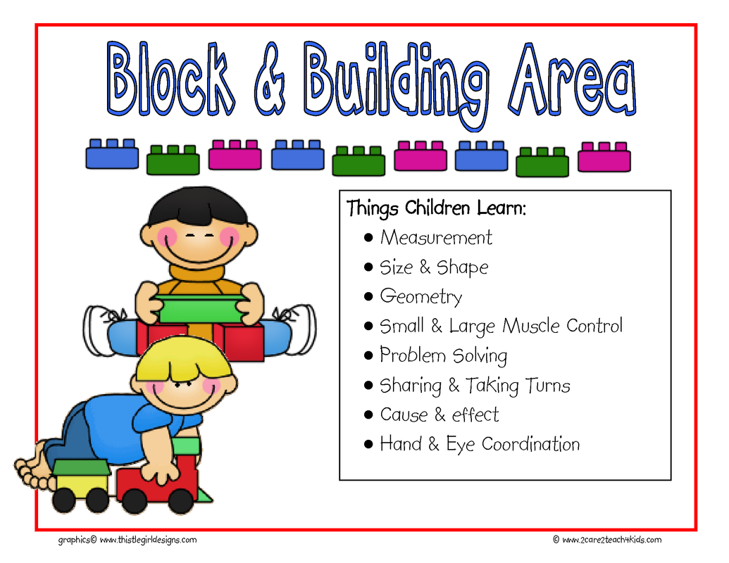 Preschool Learning Area Signs Free Printables