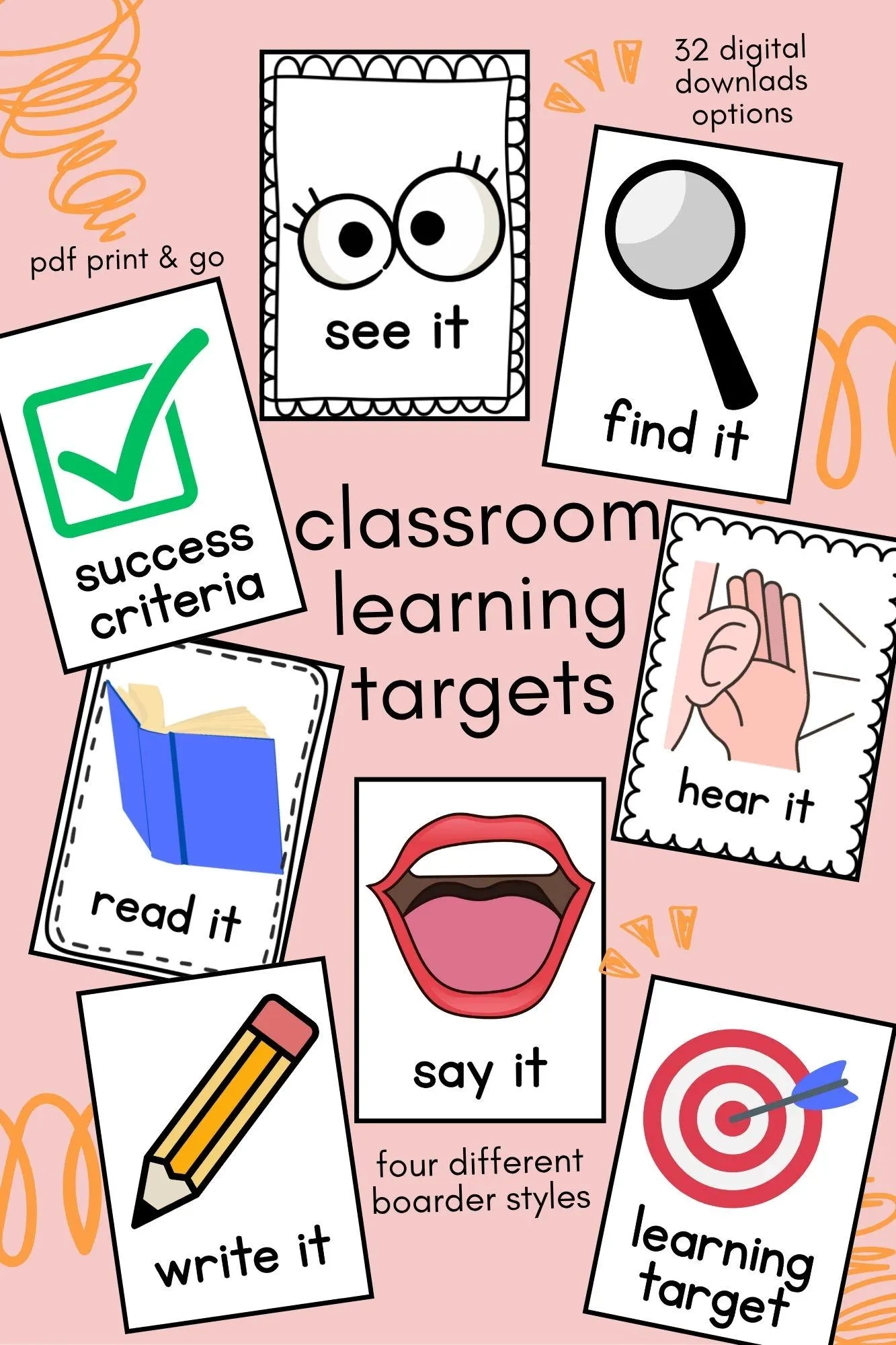 Learning Targets For Elementary Classroom Etsy Learning Targets For Elementary Classroom Etsy